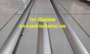 Aksesories Vinyl Lantai dengan menggunakan cove Alluminium