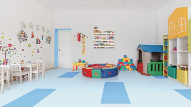 Lantai Ruangan Bermain Anak dari LG Mini